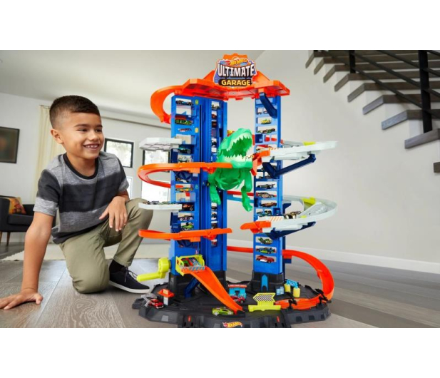 Hot Wheels Mega Garaż T-Rexa - 1008226 - zdjęcie 5